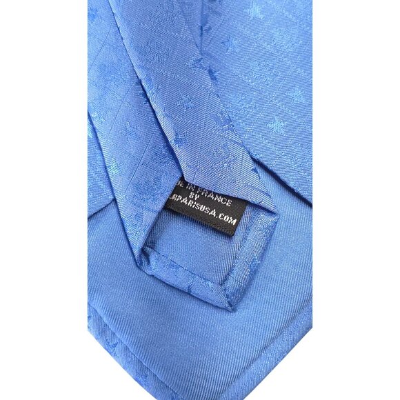 White House Historical Assn. Classic Blue Star Silk Tie - Picture 4 of 7